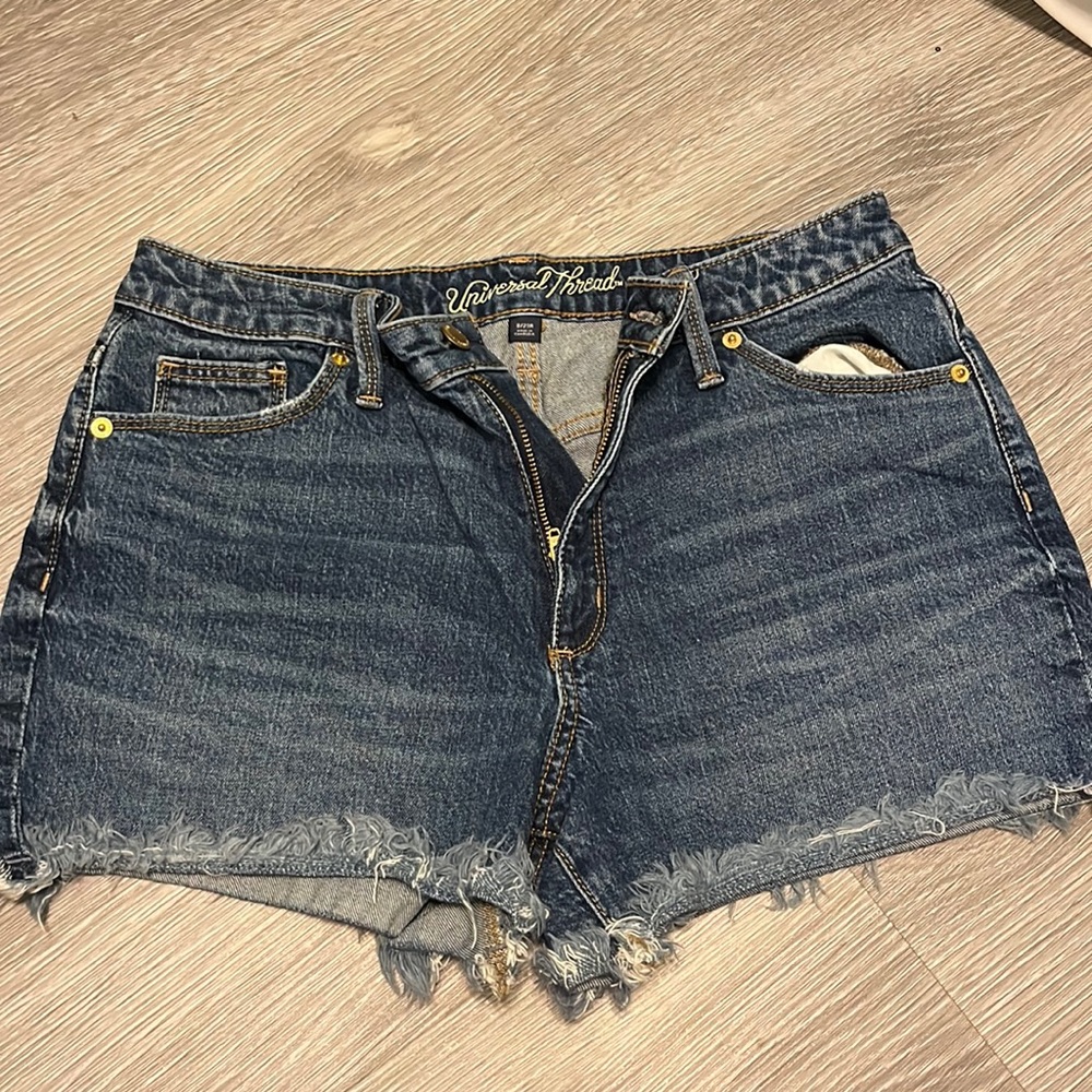 Denim shorts